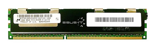 RAM memória 1x 8GB Micron ECC REGISTERED DDR3  1066MHz PC3-8500 RDIMM | MT72JSZS1G72PZ-1G1