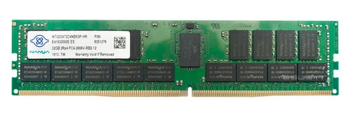 RAM memória 1x 32GB Nanya ECC REGISTERED DDR4 2Rx4 2666MHZ PC4-21300 RDIMM | NT32GA72D4NBX3P-HR