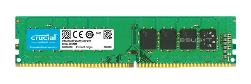RAM memória 1x 4GB Crucial NON-ECC UNBUFFERED DDR4 2666MHZ PC4-21300 UDIMM | CT4G4DFS6266
