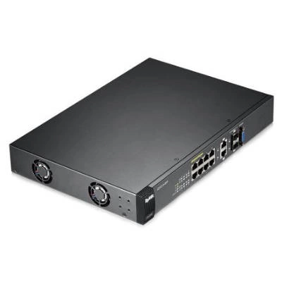 Kapcsoló Zyxel GS2210-8HP-EU0101F 8x RJ-45 10/100/1000 Mbps 2x RJ-45/SFP 180 W PoE+