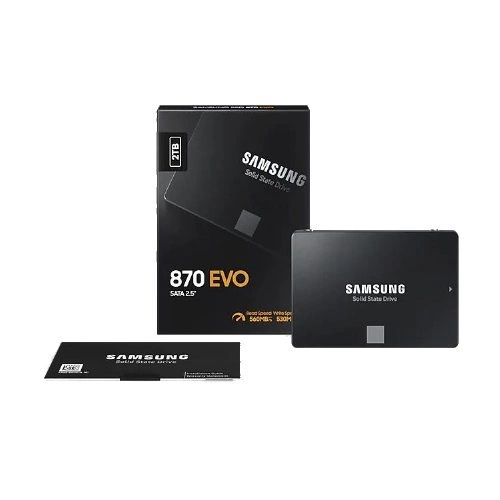 SSD Merevlemez Samsung 870 EVO 2TB 2.5'' SATA 6Gb/s TLC | MZ-77E2T0B/EU