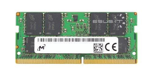 RAM memória 1x 4GB Micron SO-DIMM DDR4 2133MHz PC4-17000 | MTA8ATF51264HZ-2G1