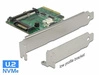 Delock Kártya PCI Express x4 U.2 NVMe 1x SFF-8654 4i + 1x SFF-8639 | 89921