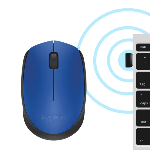 Vezeték nélküli egér Logitech M171 Blue-K 910-004640