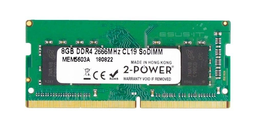 RAM memória 1x 8GB 2-POWER SO-DIMM DDR4 3200MHz PC4-25600 | MEM5703A