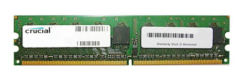 RAM memória 1x 4GB Crucial ECC REGISTERED DDR2  800MHz PC2-6400 RDIMM | CT51272AB80E.36FQH