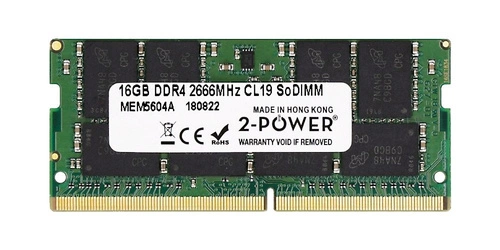 RAM memória 1x 16GB 2-POWER SO-DIMM DDR4 2666MHZ PC4-21300 | MEM5604A