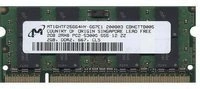 RAM memória 1x 2GB Kingston SO-DIMM DDR2 800MHz PC2-6400 | KVR800D2S6/2G