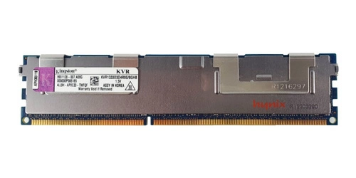 RAM memória 1x 8GB Kingston ECC REGISTERED DDR3  1333MHz PC3-10600 RDIMM | KVR1333D3D4R9S/8GHB