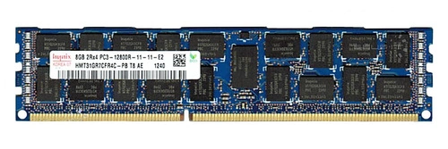 RAM memória 1x 8GB Hynix ECC REGISTERED DDR3  1600MHz PC3-12800 RDIMM | HMT31GR7CFR4C-PB