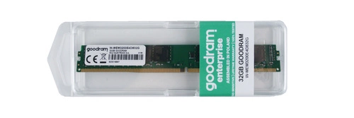 RAM memória 1x 32GB GoodRAM ECC UNBUFFERED DDR4  3200MHz PC4-25600 UDIMM | W-MEM3200E4D832G