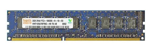 RAM memória 1x 2GB Hynix ECC UNBUFFERED DDR3  1333MHz PC3-10600 UDIMM | HMT125U7BFR8C-H9