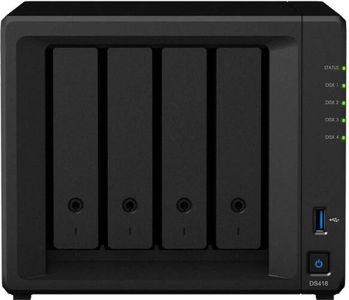 NAS-kiszolgáló Synology DS418 4x SSD | HDD SATA 2GB RAM