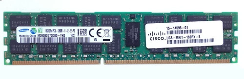 RAM memória 1x 16GB Cisco UCS & DMS DDR3 1600MHz ECC REGISTERED DIMM | UCS-MKIT-162RY-E 