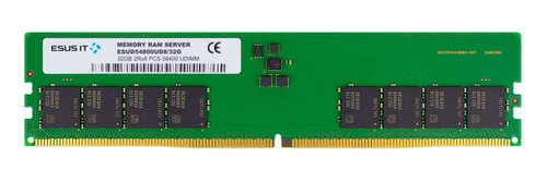 RAM memória 1x 32 GB ESUS IT NON-ECC UNBUFFERED DDR5 4800MHz PC5-38400 UDIMM | ESUD54800UD8/32G