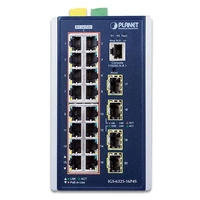 Kapcsoló Planet IGS-6325-16P4S 16x 1Gb 4x SFP 320 W PoE+