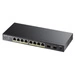 Kapcsoló Zyxel GS1100-10HP-EU0101F 8x 10/100/1000 2x SFP 240 W PoE+