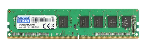 RAM memória 1x 8GB GoodRAM ECC UNBUFFERED DDR4 2Rx8 2133MHz PC4-17000 UDIMM | W-MEM2133D48G