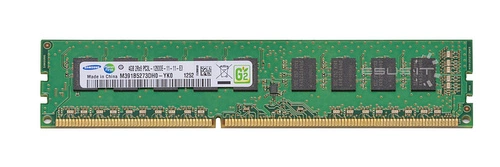 RAM memória 1x 4GB Samsung ECC UNBUFFERED DDR3 2Rx8 1600MHz PC3-12800 UDIMM | M391B5273DH0-YK0