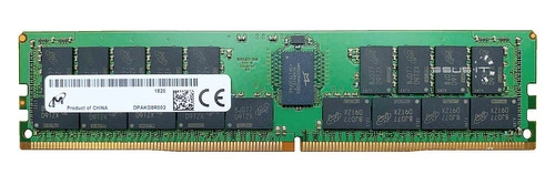 RAM memória 1x 8GB Micron ECC REGISTERED DDR4 1Rx8 3200MHz PC4-25600 RDIMM | MTA9ASF1G72PZ-3G2