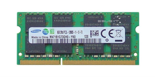 RAM memória 1x 8GB Samsung SO-DIMM DDR3 1600MHz PC3-12800 | M471B1G73QH0-YK0