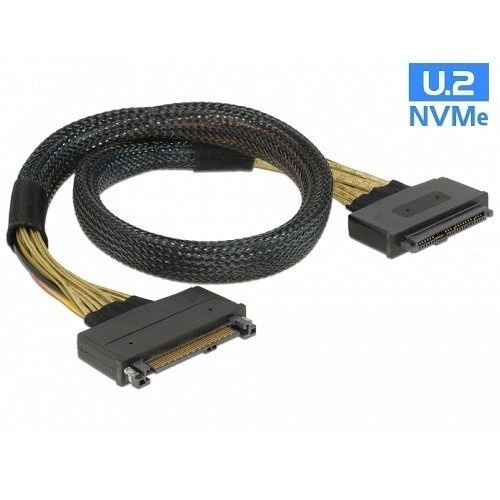 Delock U.2 SFF-8639-s > U.2 SFF-8639-s 0.5m | 85738