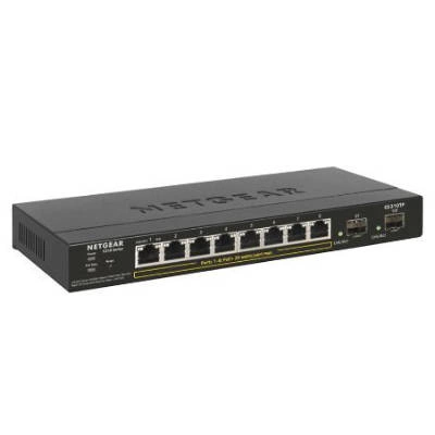 Kapcsoló Netgear GS310TP-100EUS 8x 10/100/1000 2x SFP 55 W PoE+
