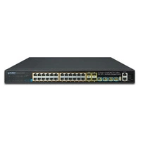 Kapcsoló Planet SGS-6341-24P4X 24x 1Gb 4x SFP | 4x SFP+ 370 W PoE+