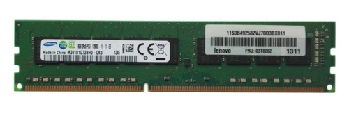 RAM memória 1x 8GB Lenovo ThinkServer & System X DDR3 1600MHz ECC UNBUFFERED DIMM | 03T8262 