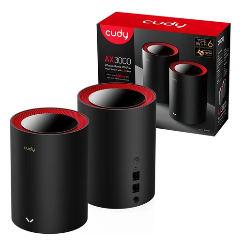 Hozzáférési Pont Cudy M3000(2-PACK) 2.4 GHz | 5 GHz 2402 Mbps 802.11 a/b/g/n/ac/ax