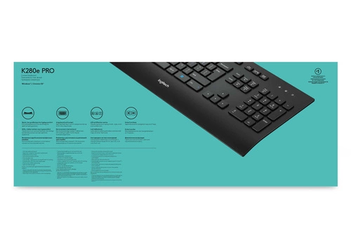 Wired billentyűzet Logitech K280E Pro f/ Business QWERTY