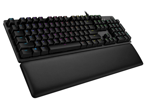 Wired billentyűzet Logitech G G513 CARBON LIGHTSYNC RGB Mechanical Gaming Keyboard, GX Brown QWERTY