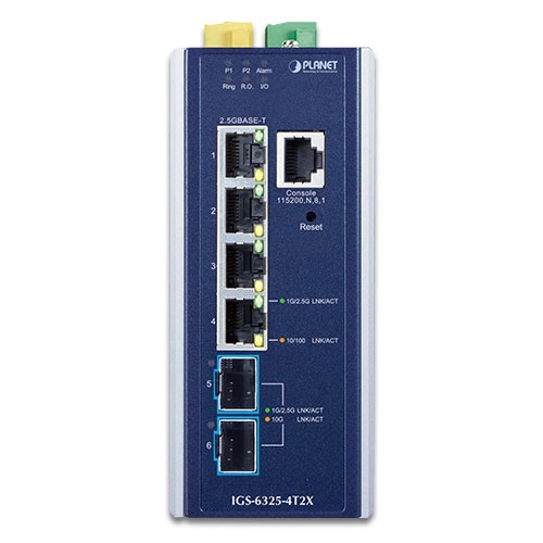 Kapcsoló Planet IGS-6325-4T2X 4x 2.5Gb 2x SFP+