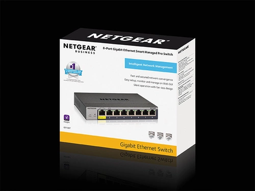 Kapcsoló Netgear GS108T-300PES 8x 1Gb
