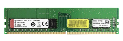 RAM memória 1x 16GB Kingston ECC UNBUFFERED DDR4 2Rx8 2400MHz PC4-19200 UDIMM | KSM24ED8/16ME