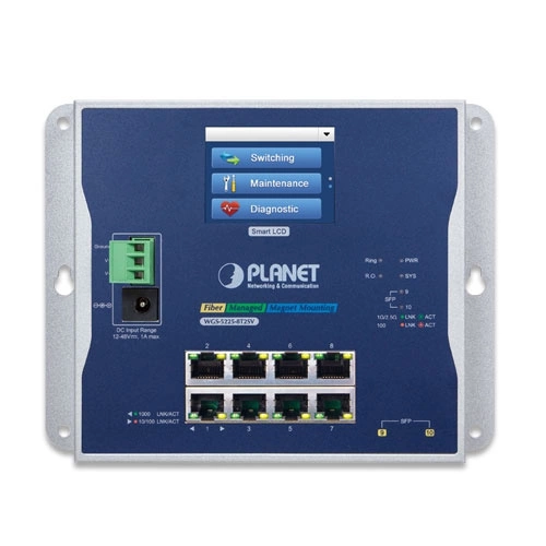 Kapcsoló Planet WGS-5225-8T2SV 8x 1Gb 2x SFP