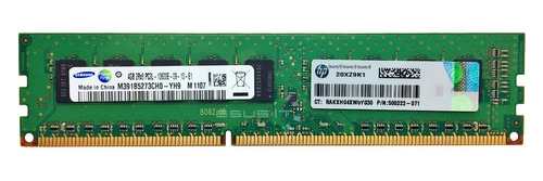 RAM memória 1x 4GB Samsung ECC UNBUFFERED DDR3 2Rx8 1333MHz PC3-10600 UDIMM | M391B5273CH0-YH9