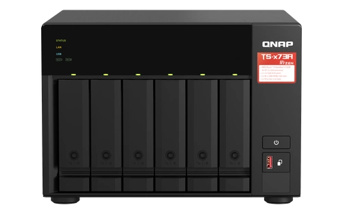 NAS-kiszolgáló QNAP TS-673A-8G 6x SSD | HDD SATA 8GB RAM