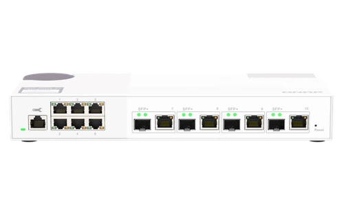 Kapcsoló QNAP QSW-M2106-4C 6x 2.5Gb 4x RJ-45/SFP+
