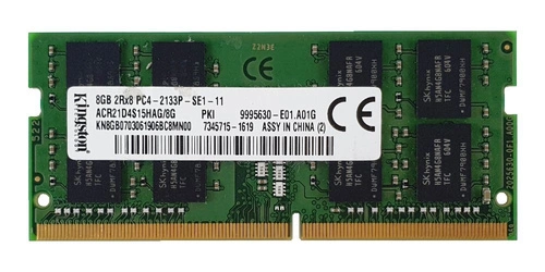 RAM memória 1x 8GB Kingston SO-DIMM DDR4 2133MHz PC4-17000 | ACR21D4S15HAG/8G