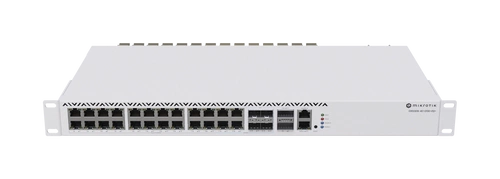 Kapcsoló Mikrotik CRS326-4C+20G+2Q+RM 20x 100/1000/2500 4x RJ-45/SFP+ combo  2x QSFP+