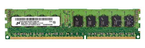 RAM memória 1x 8GB Micron ECC REGISTERED DDR3  1600MHz PC3-12800 RDIMM | MT18JSF1G72PZ-1G6