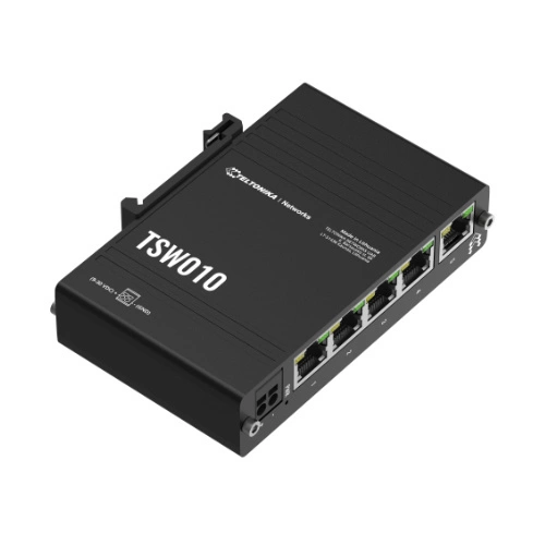 Kapcsoló Teltonika TSW010 5x 100Mb
