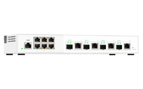 Kapcsoló QNAP QSW-M2106-4C 6x 2.5Gb 4x RJ-45/SFP+