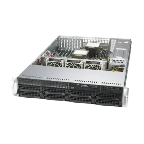Szerver Platform Supermicro 2U 620P-TR SYS-620P-TR Intel x 2 DDR4 x 16 8 x 3.5" SATA/SAS PSU 1+0