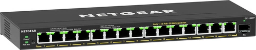 Kapcsoló Netgear GS316EPP-100PES 15x 1Gb 1x SFP 231 W PoE+