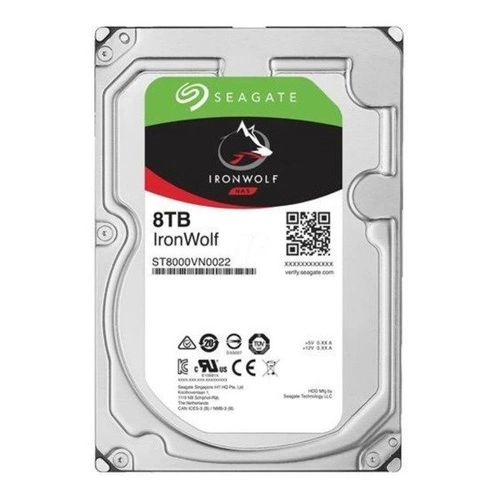 Merevlemez Seagate IronWolf 3.5'' HDD 8TB 7200RPM SATA 6Gb/s 256MB | ST8000VN0022