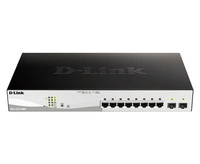 Kapcsoló D-Link DGS-1210-10MP/E 8x 1Gb 2x SFP 130 W PoE+