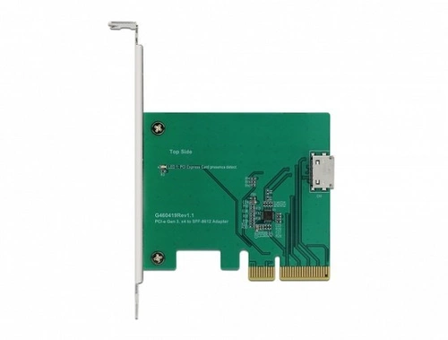 Delock Kártya PCI Express 1x OCuLink SFF-8612 female low profile | 90307