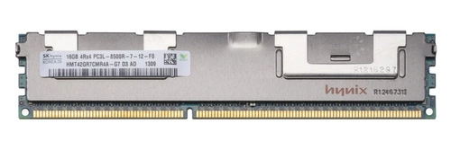 RAM memória 1x 16GB Hynix ECC REGISTERED DDR3  1066MHz PC3-8500 RDIMM | HMT42GR7CMR4A-G7